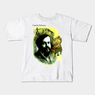 Claude Debussy Kids T-Shirt